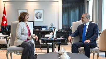 Dışişleri Bakanı Fidan, BM Genel Sekreteri Guterres'in Kıbrıs Şahsi Temsilcisi'ni kabul et
