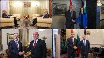 Dışişleri Bakanı Fidan, Bulgaristan'da resmi temaslarda bulundu