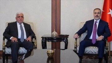 Dışişleri Bakanı Fidan, Haşdi Şabi Heyeti Başkanı Feyyad ile görüştü