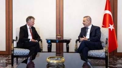 Dışişleri Bakanı Fidan, İngiltere Ulusal G&uuml;venlik Danışmanı Powell'ı kabul etti