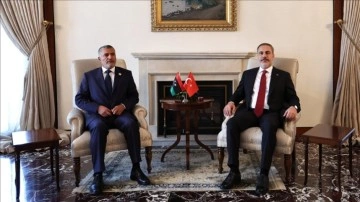 Dışişleri Bakanı Fidan, Libya Yüksek Devlet Konseyi Başkanı Takala’yı Ankara'da ağırladı