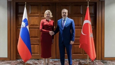 Dışişleri Bakanı Fidan, Slovenya Ulusal Meclis Başkanı Klakocar Zupancic ile g&ouml;r&uuml;şt&uuml;