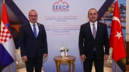 Dışişleri Bakanı Mevlüt Çavuşoğlu, Hırvatistanlı mevkidaşı Radman ile bir araya geldi