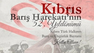 Dışişleri Bakanlığından Kıbrıs Barış Harekatı'nın 52. yıl d&ouml;n&uuml;m&uuml;ne ilişkin paylaşım