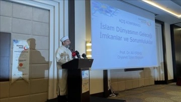 Diyanet İşleri Başkanı Erbaş: Her alanda İslam'a uygun özgün tarzlar geliştirmeliyiz