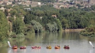 Diyarbakır&#039;da Dicle Nehri&#039;nde rafting heyecanı