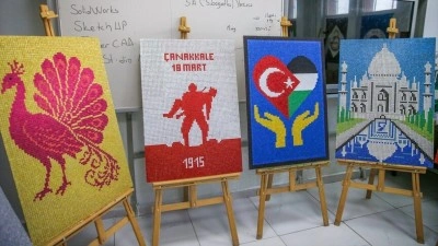 Diyarbakır'da ortaokul &ouml;ğrencileri yapay zeka destekli g&ouml;rsel tasarımlar yapıyor