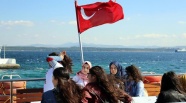 Diyarbakırlı öğrenciler tekneyle boğaz turu yaptı