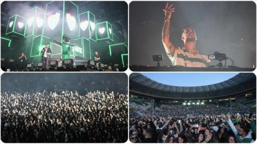 DJ Mahmut Orhan, Bursaspor yararına binlerce kişiye konser verdi