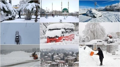 Doğuda etkisini s&uuml;rd&uuml;ren kar yağışı hayatı olumsuz etkiliyor