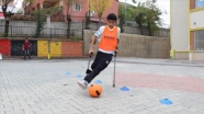 Doğuştan engelli ampute futbolcunun hayalini &#039;milli forma&#039; süslüyor