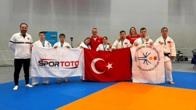 Down Judo Milli Takımı, İsve&ccedil;'te 7 madalya kazandı