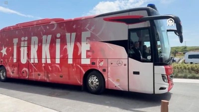 D&uuml;nya Kupası'nda m&uuml;cadele edecek A Milli Futbol Takımı, ABD'ye gitti