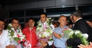 Dünya şampiyonu Ali Doğan memleketinde mehterle karşılandı
