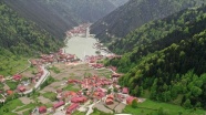 Dünyaca ünlü turizm merkezi Uzungöl'de Kovid-19 sessizliği