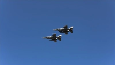 Edirne'de F-16'lar ve Bayraktar Akıncı prova u&ccedil;uşu yaptı