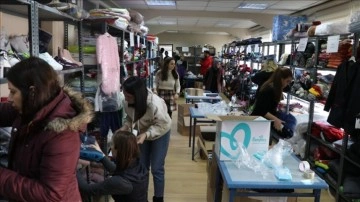 Edirne'de depremzedeler için "ücretsiz market" oluşturuldu