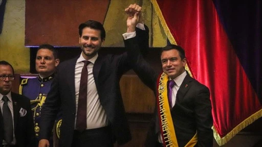 Ekvador'da seçimleri kazanan devlet başkanı Daniel Noboa yemin etti