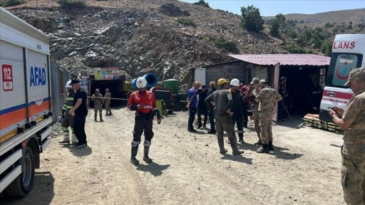 Elazığ'da maden ocağında göçük meydana geldi