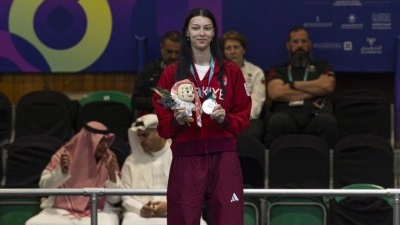 Elif Sude Akg&uuml;l, 2026 Avrupa Tekvando Şampiyonası'nda altın madalya kazandı