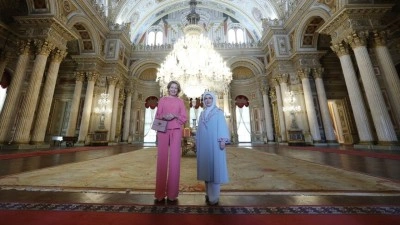 Emine Erdoğan, Bel&ccedil;ika Krali&ccedil;esi Mathilde'yle bir araya geldi
