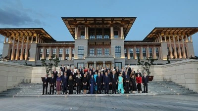 Emine Erdoğan'dan devlet ve h&uuml;k&uuml;met başkanları ile eşleri onuruna verdikleri yemeğe ilişkin pay