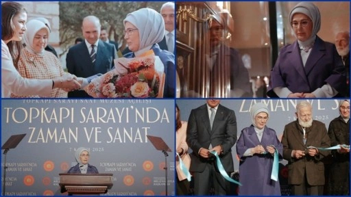 Emine Erdoğan'dan Topkapı Sarayı Saat Müzesi'nin açılışına ilişkin paylaşım