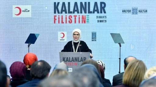 Emine Erdoğan: Filistin'i savunmak, t&uuml;m insanlığın değerlerini ve insan kalma hakkını savunmakt