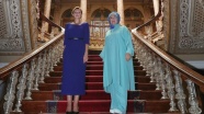 Emine Erdoğan ile Olena Zelenska Dolmabahçe Sarayı'nı ziyaret etti