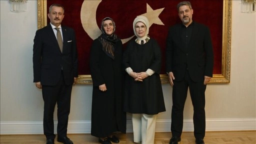 Emine Erdoğan, İstanbul Aile Vakfı temsilcileriyle bir araya geldi