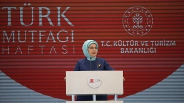 Emine Erdoğan, Türk mutfağı atölyesine katıldı