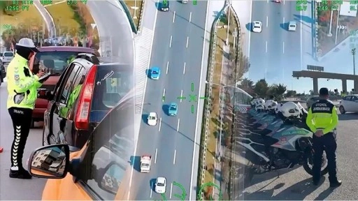 Emniyet ve jandarma trafik ekiplerince 2 milyon 845 bin 632 araç denetlendi