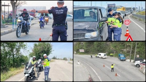 Emniyet ve trafik ekiplerince bir haftada 534 bin 508 sürücüye işlem yapıldı