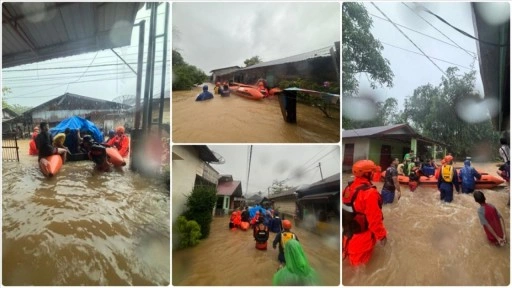 Endonezya'da şiddetli yağışların yol açtığı afetlerde en az 10 kişi hayatını kaybetti