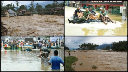 Endonezya, Sri Lanka, Tayland ve Malezya'da meydana gelen sellerde 1400'den fazla kişi öld