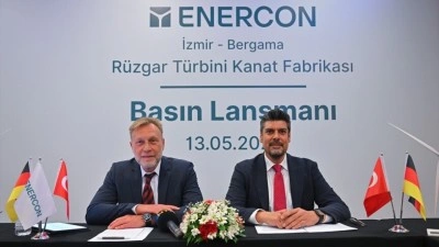 ENERCON, İzmir Bergama'da 50 milyon avro yatırımla r&uuml;zgar t&uuml;rbini kanat fabrikası kuracak