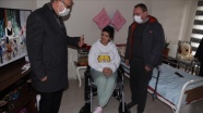 Engelli genç kızın akülü tekerlekli sandalye hayalini Almanya&#039;da yaşayan gurbetçi gerçekleştirdi