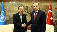 Erdoğan, BM Genel Sekreteri Ban Ki-mun ile görüştü