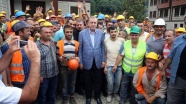 Erdoğan'dan Güneysu Konakları inşaat alanında inceleme