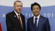 Erdoğan, Japonya Başbakanı Abe'yi kabul etti