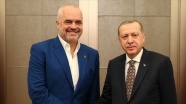 Erdoğan, New York&#039;ta Arnavutluk Başbakanı Rama&#039;yı kabul etti