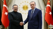 Erdoğan Pakistan'ın Büyükelçisini kabul etti