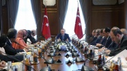 Erdoğan Pakistan Senatosu milletvekillerinden oluşan heyeti kabul etti