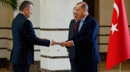 Erdoğan Romanya'nın Ankara Büyükelçisi Şopanda'yı kabul etti