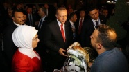 Erdoğan Trump'ın ev sahipliğinde verilen resepsiyona katıldı