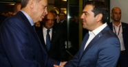 Erdoğan, Yunanistan Başbakanı Çipras ile görüştü