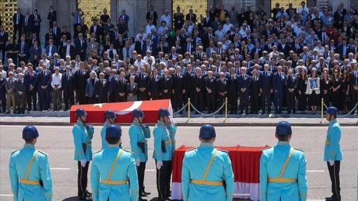 CHP eski Genel Başkanı Altan Öymen için Meclis'te cenaze töreni düzenlendi