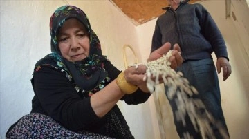 Eskişehirli kadın çiftçi ata tohumuyla kuru fasulye üretiyor