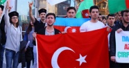 Eskişehirliler, Azerbaycan'a destek için yürüdü