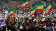 Etiyopya&#039;da on binlerce kişi Tigraylı isyancılara karşı gösteri yaptı